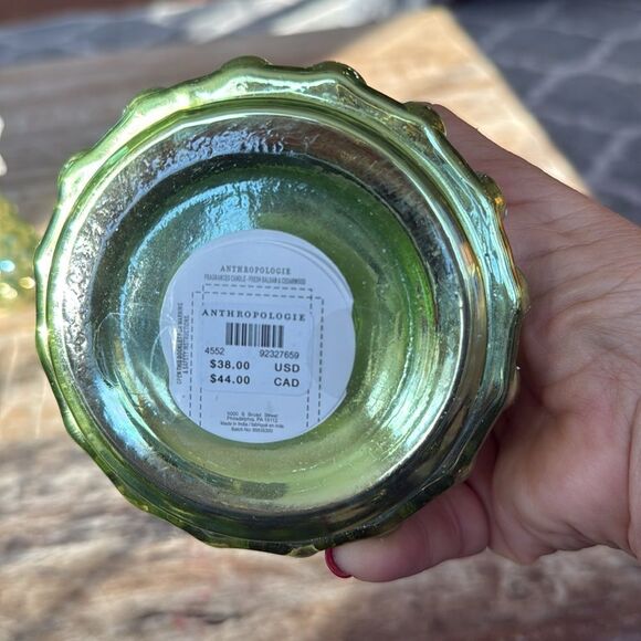 Fresh Balsam & Cedarwood Glass Tree Candle L - Picture 4 of 4